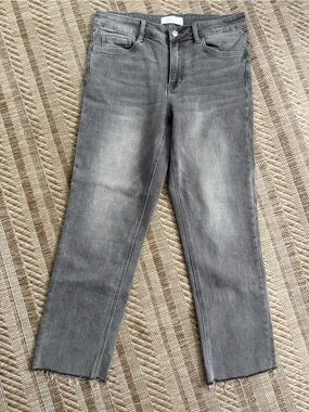Women's Gray Washed Skinny Jeans